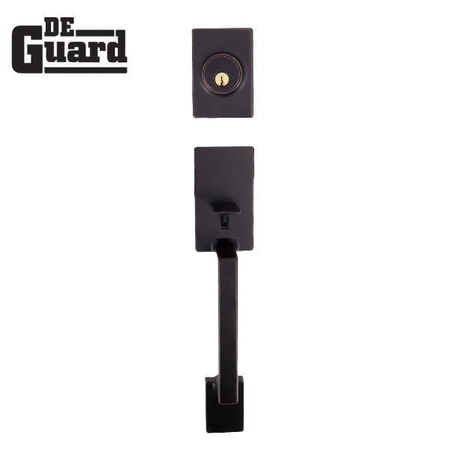 DEGUARD :Square Contemporary Design Handleset - ORB-KW1 DHS-ORB-KW1